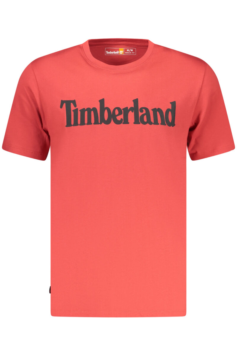 TIMBERLAND PÁNSKÉ TRIČKO S KRÁTKÝM RUKÁVEM ČERVENÉ