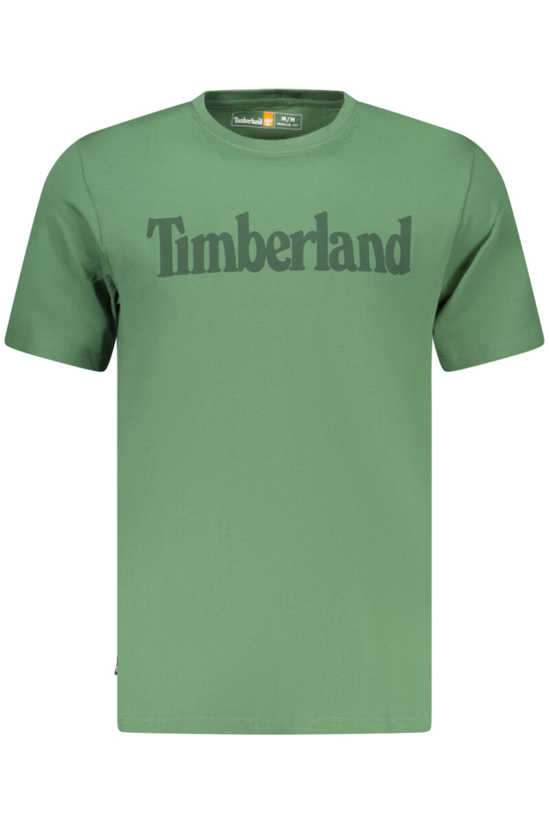 TIMBERLAND PÁNSKÉ TRIČKO S KRÁTKÝM RUKÁVEM ZELENÉ