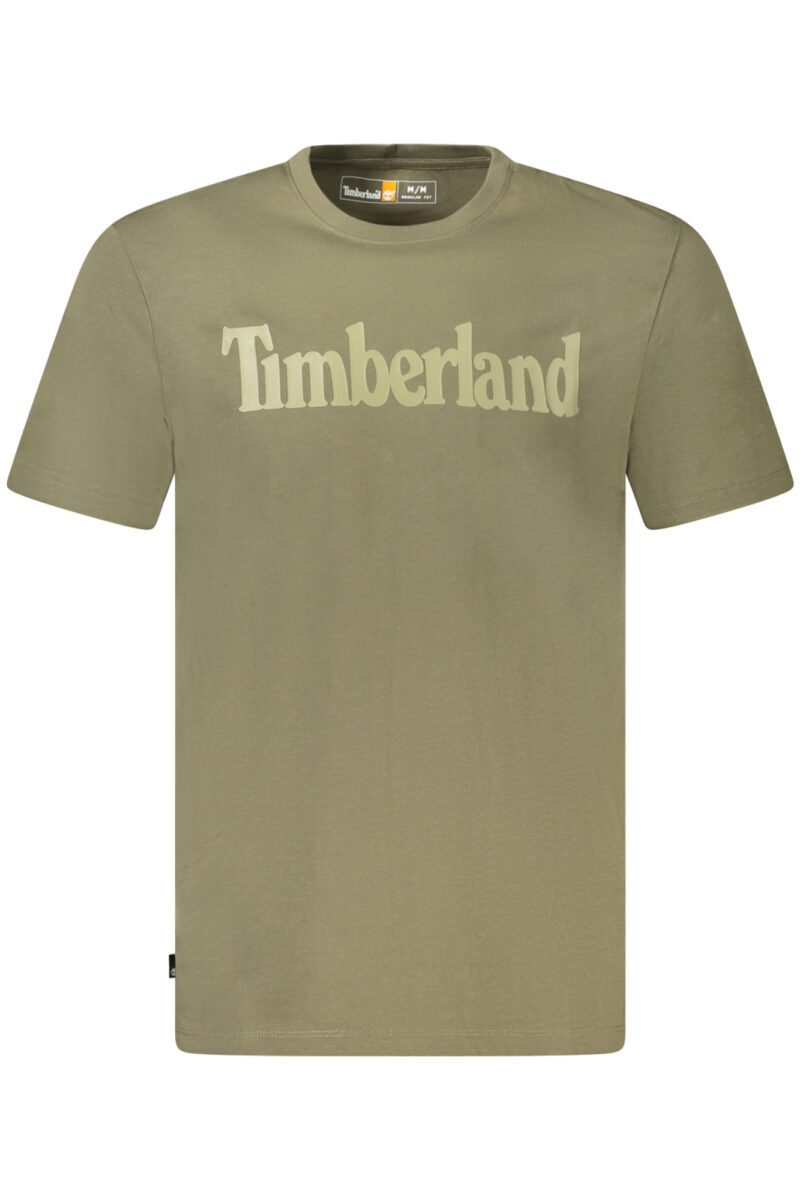 TIMBERLAND PÁNSKÉ TRIČKO S KRÁTKÝM RUKÁVEM ZELENÉ