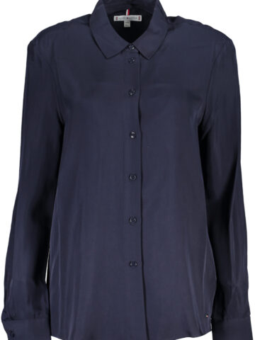 TOMMY HILFIGER Damen Hemd langarm blau