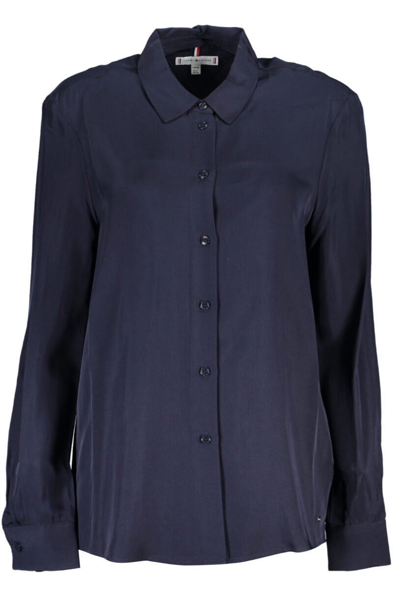 TOMMY HILFIGER Damen Hemd langarm blau