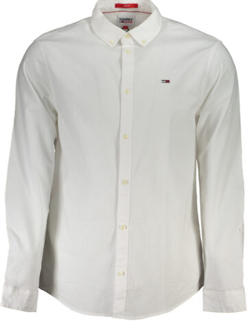 TOMMY HILFIGER Herren Langarmshirt Weiß