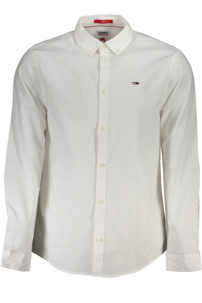 TOMMY HILFIGER Herren Langarmshirt Weiß