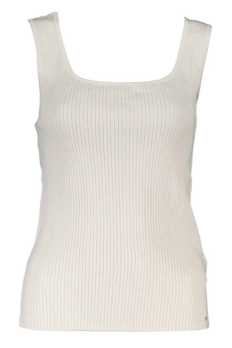TOMMY HILFIGER DAMEN-TOPP WEISS