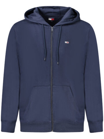 TOMMY HILFIGER PÁNSKÁ MIKINA NA ZIP MODRÁ