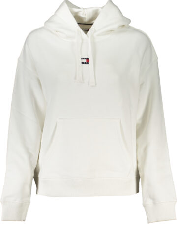 TOMMY HILFIGER DÁMSKÁ MIKINA BEZ ZIPU BÍLÁ