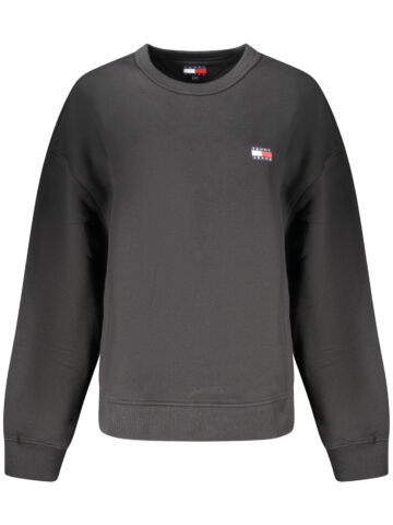TOMMY HILFIGER DÁMSKÁ MIKINA BEZ ZIPU ČERNÁ