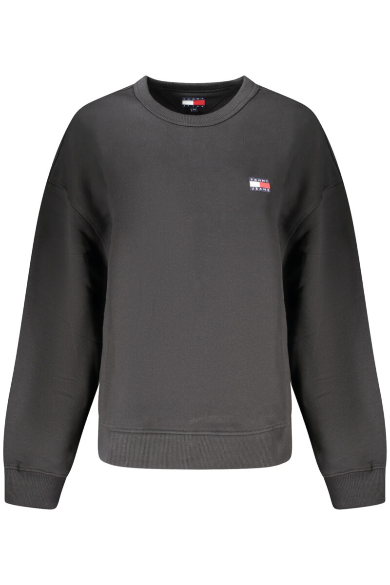 TOMMY HILFIGER DÁMSKÁ MIKINA BEZ ZIPU ČERNÁ