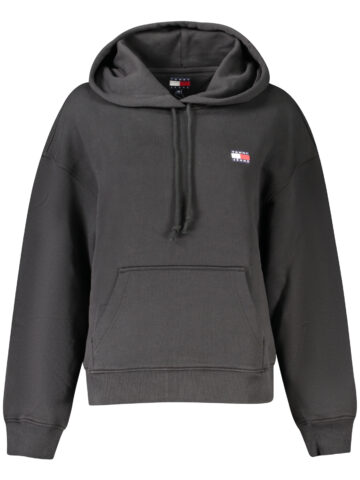 TOMMY HILFIGER MIKINA BEZ ZIPU DÁMSKÁ ČERNÁ