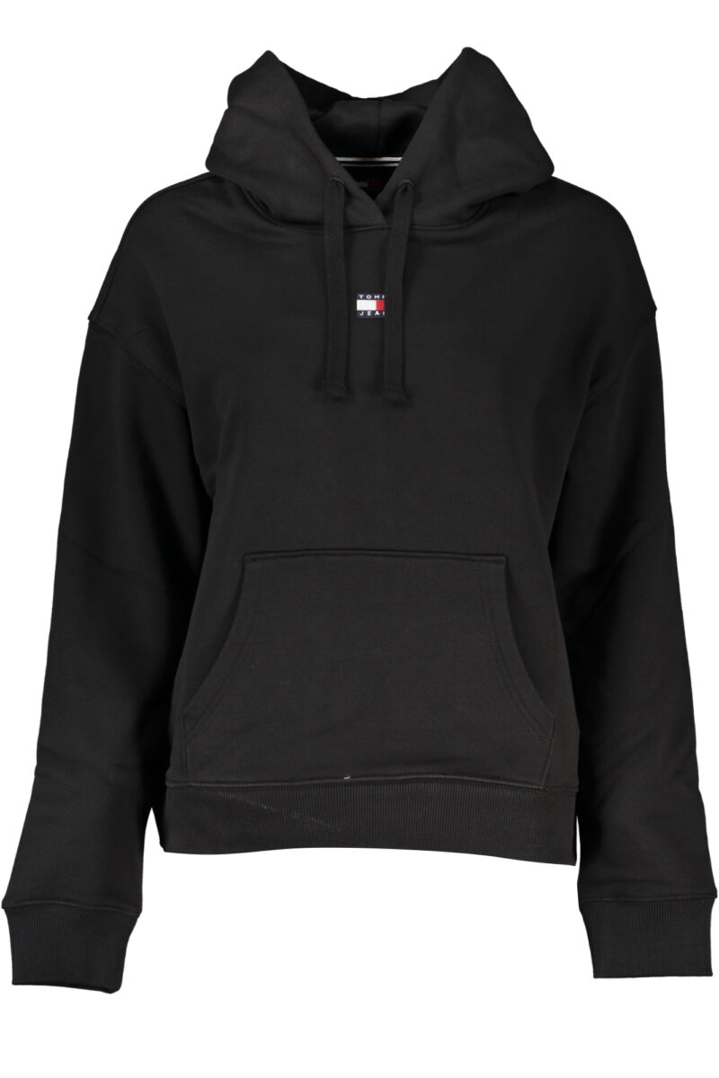 TOMMY HILFIGER DÁMSKÁ MIKINA BEZ ZIPU ČERNÁ