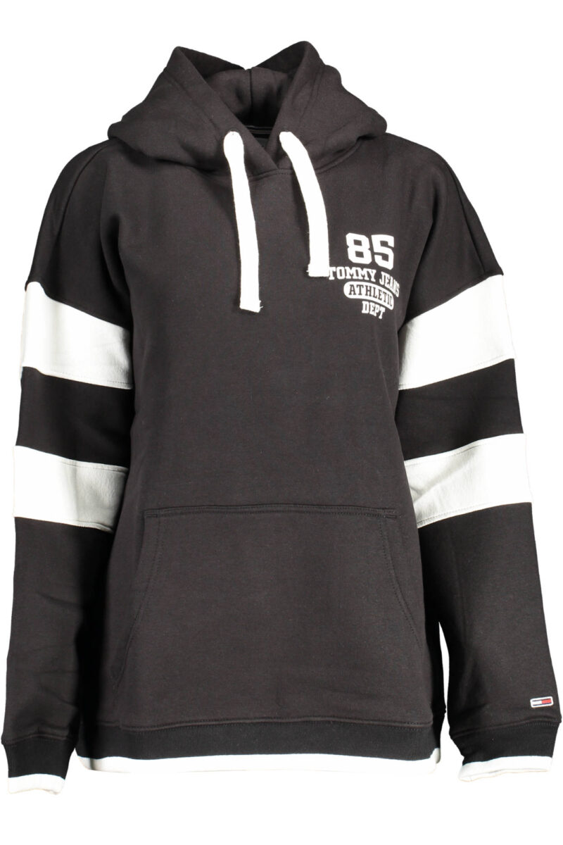 MIKINA BEZ ZIPU DÁMSKÁ ČERNÁ TOMMY HILFIGER