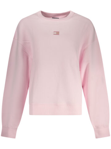 TOMMY HILFIGER DÁMSKÁ MIKINA BEZ ZIPU RŮŽOVÁ