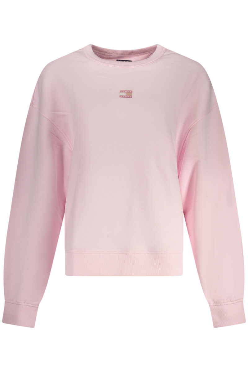 TOMMY HILFIGER DÁMSKÁ MIKINA BEZ ZIPU RŮŽOVÁ