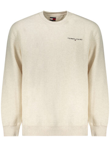 TOMMY HILFIGER PÁNSKÁ MIKINA BEZ ZIPU BÉŽOVÁ