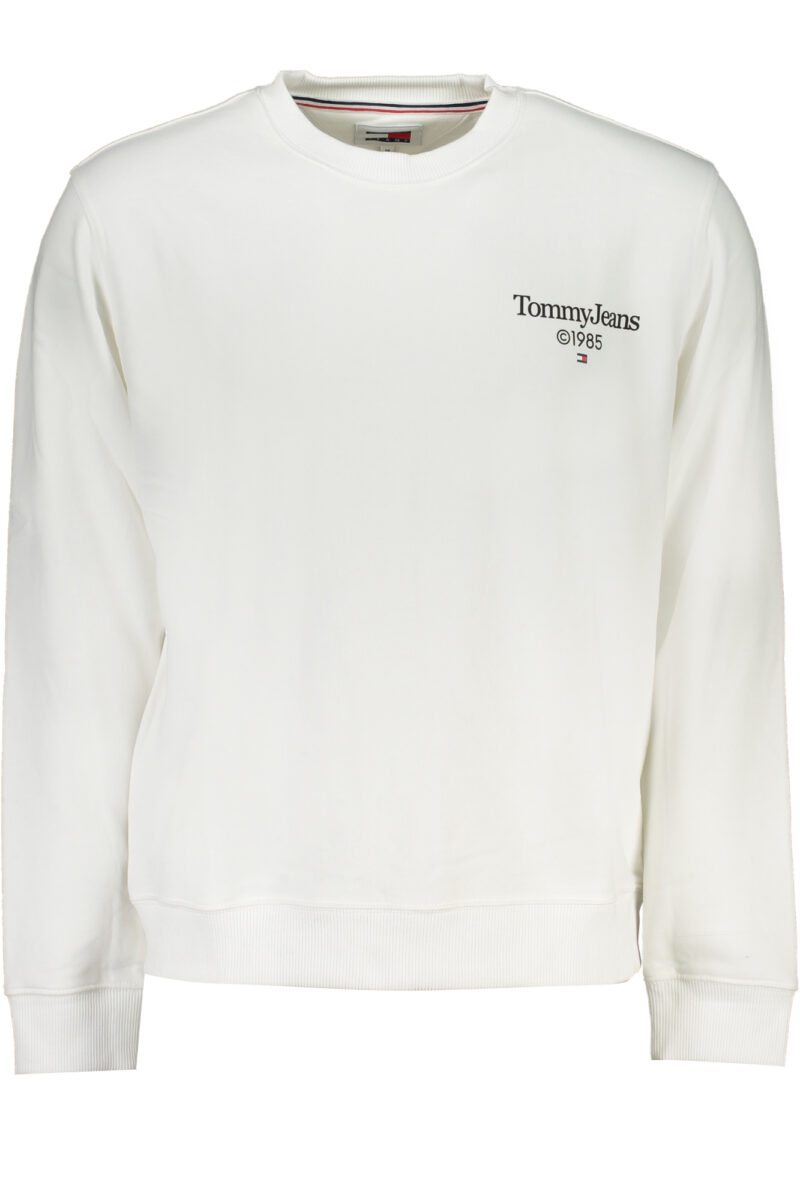 TOMMY HILFIGER PÁNSKÁ MIKINA BEZ ZIPU BÍLÁ