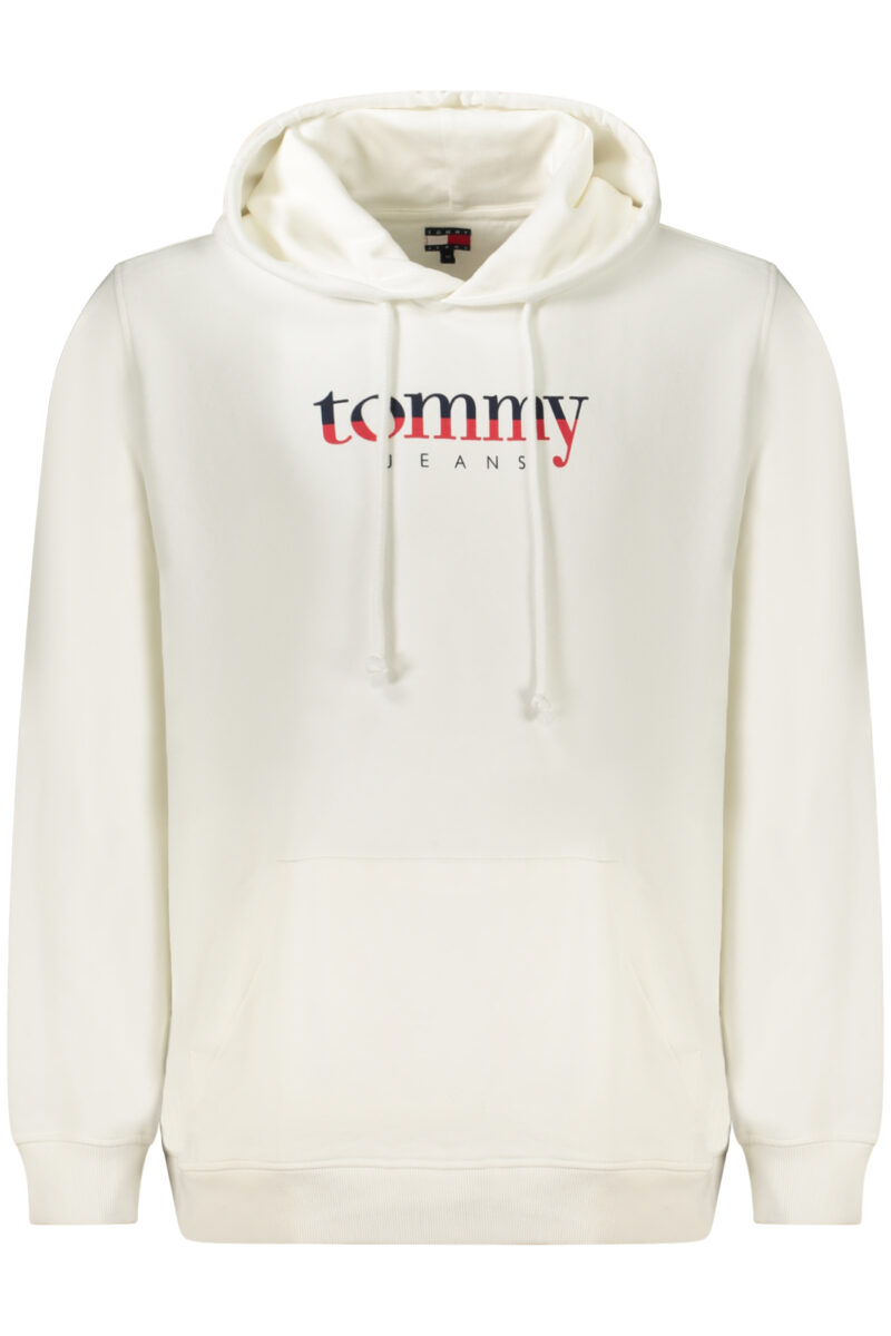 TOMMY HILFIGER PÁNSKÁ MIKINA BEZ ZIPU BÍLÁ