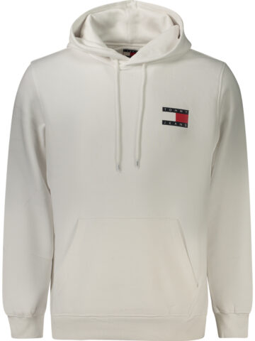 TOMMY HILFIGER PÁNSKÁ MIKINA BEZ ZIPU BÍLÁ