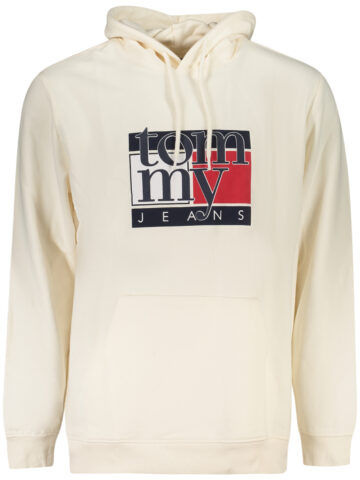 TOMMY HILFIGER PÁNSKÁ MIKINA BEZ ZIPU BÍLÁ