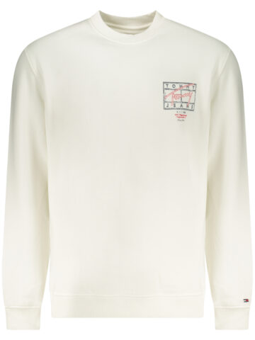 TOMMY HILFIGER PÁNSKÁ MIKINA BEZ ZIPU BÍLÁ