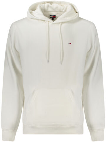 TOMMY HILFIGER PÁNSKÁ MIKINA BEZ ZIPU BÍLÁ