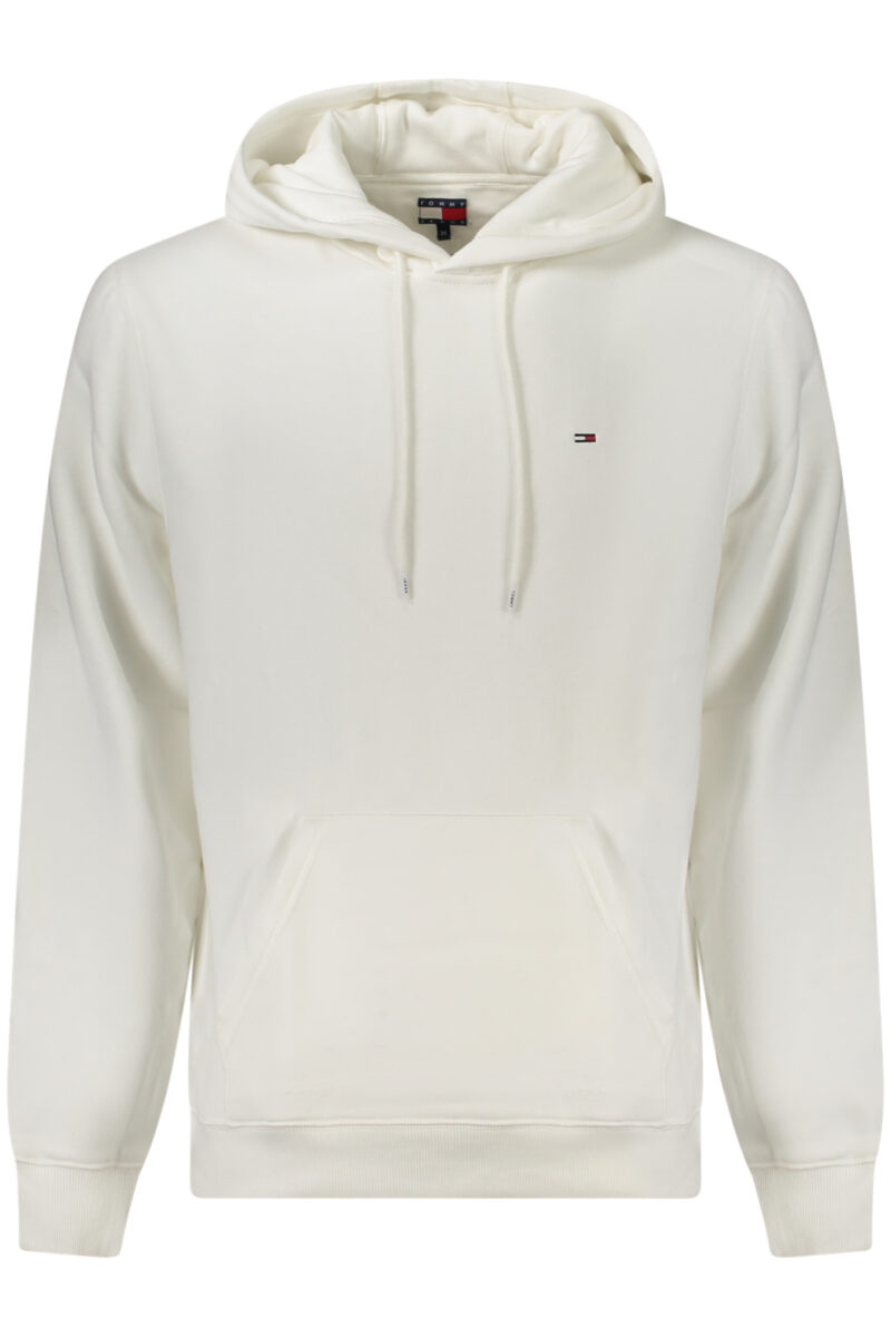 TOMMY HILFIGER PÁNSKÁ MIKINA BEZ ZIPU BÍLÁ