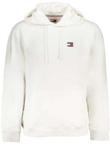 TOMMY HILFIGER PÁNSKÁ MIKINA BEZ ZIPU BÍLÁ