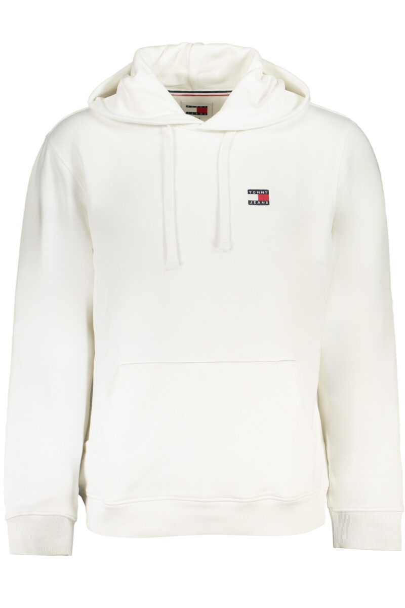 TOMMY HILFIGER PÁNSKÁ MIKINA BEZ ZIPU BÍLÁ