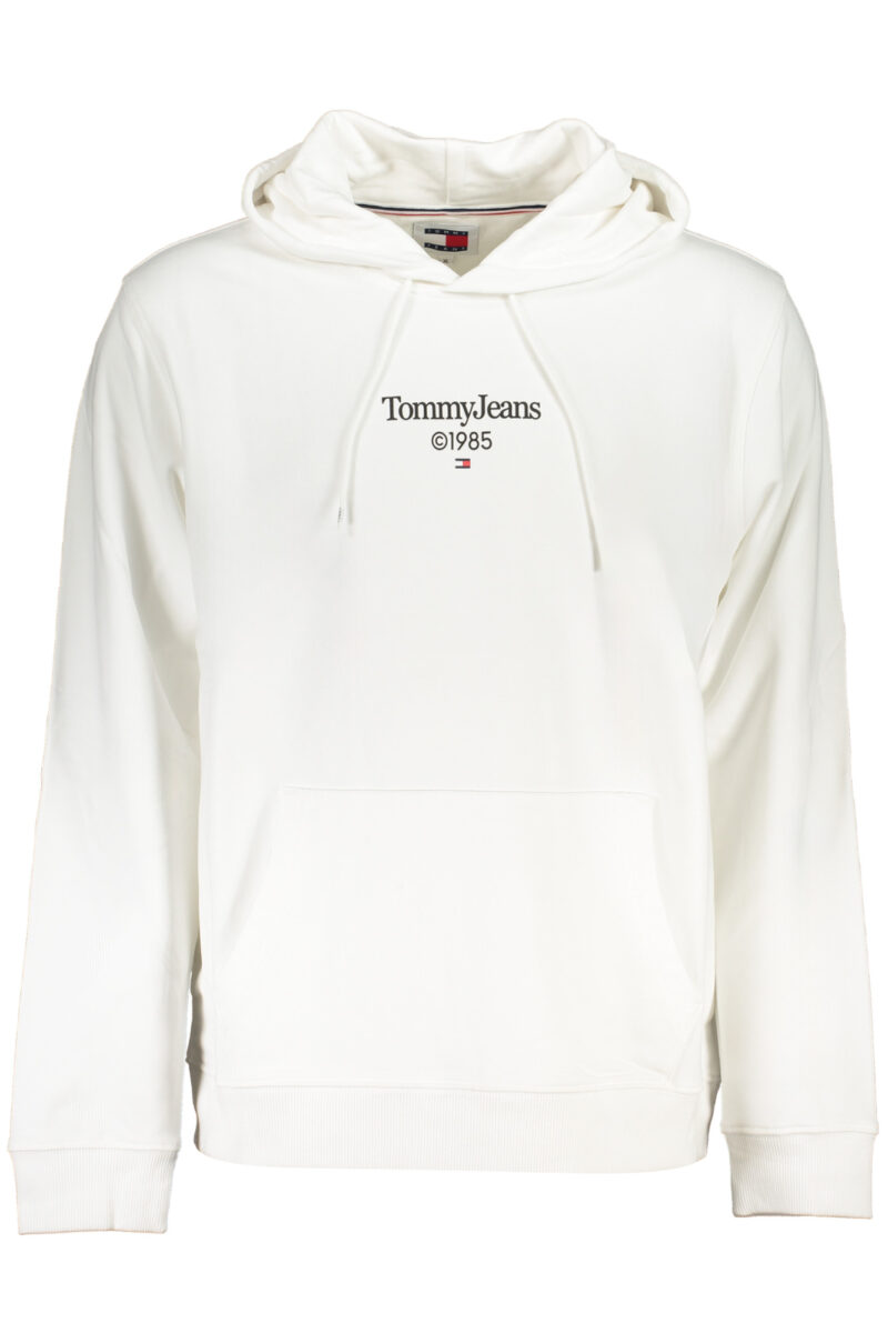 TOMMY HILFIGER PÁNSKÁ MIKINA BEZ ZIPU BÍLÁ