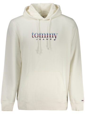 TOMMY HILFIGER PÁNSKÁ MIKINA BEZ ZIPU BÍLÁ
