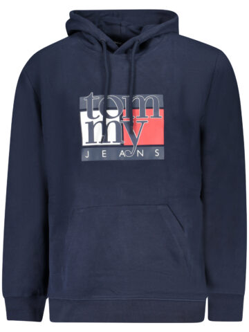 TOMMY HILFIGER PÁNSKÁ MIKINA BEZ ZIPU MODRÁ