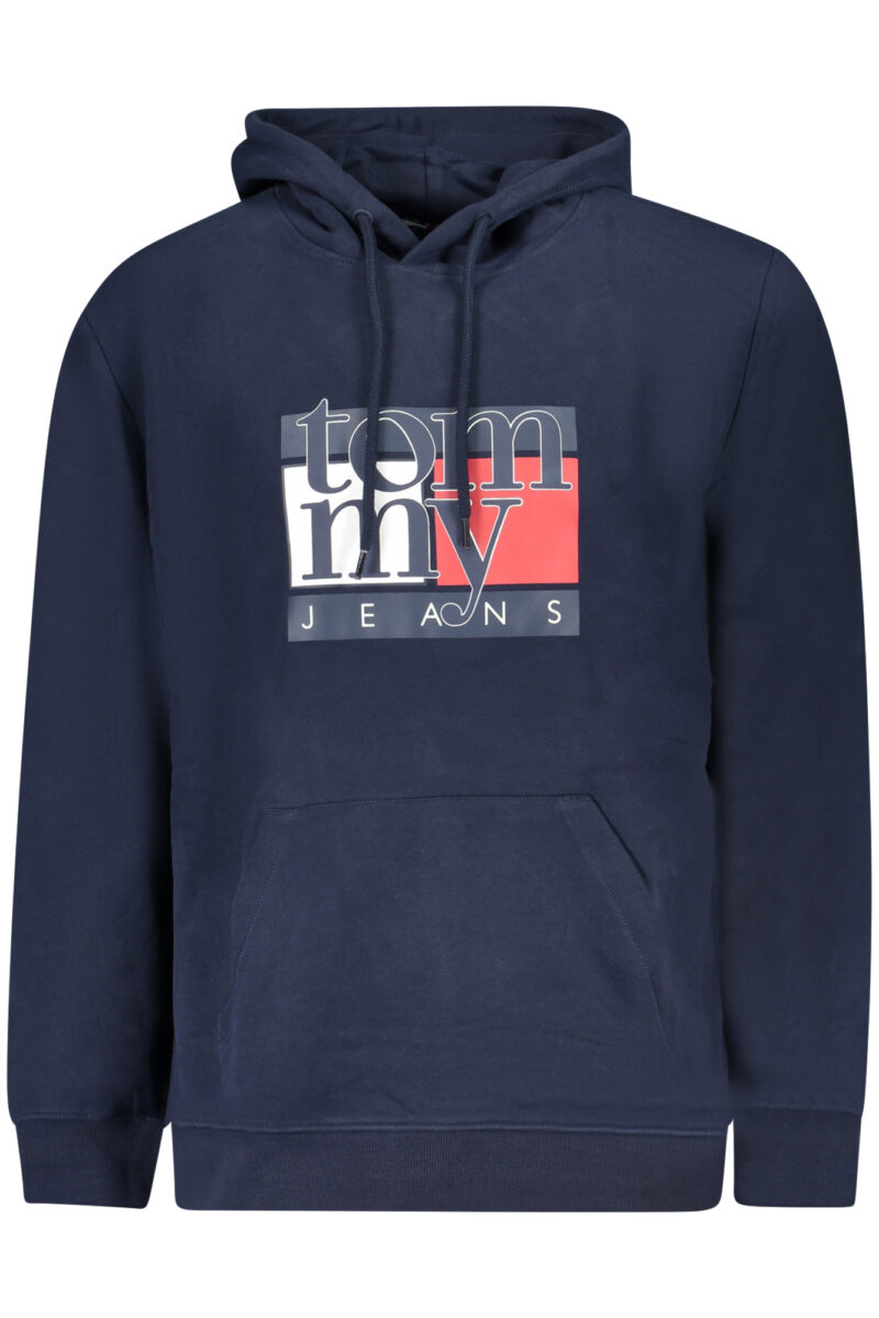 TOMMY HILFIGER PÁNSKÁ MIKINA BEZ ZIPU MODRÁ