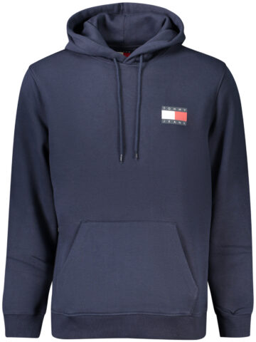 TOMMY HILFIGER PÁNSKÁ MIKINA BEZ ZIPU MODRÁ