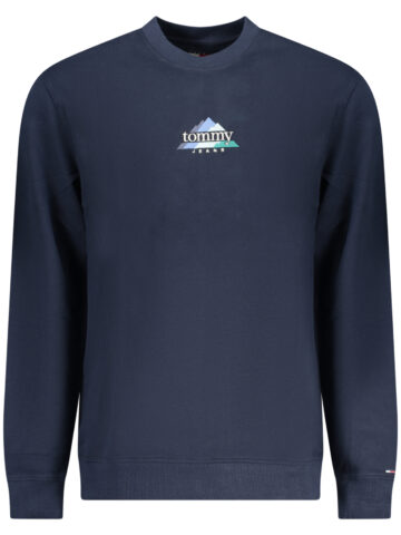 TOMMY HILFIGER PÁNSKÁ MIKINA BEZ ZIPU MODRÁ