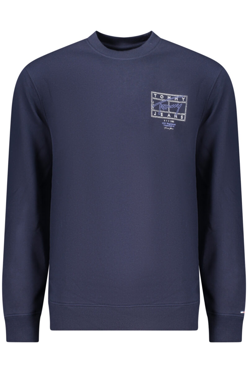 TOMMY HILFIGER PÁNSKÁ MIKINA BEZ ZIPU MODRÁ