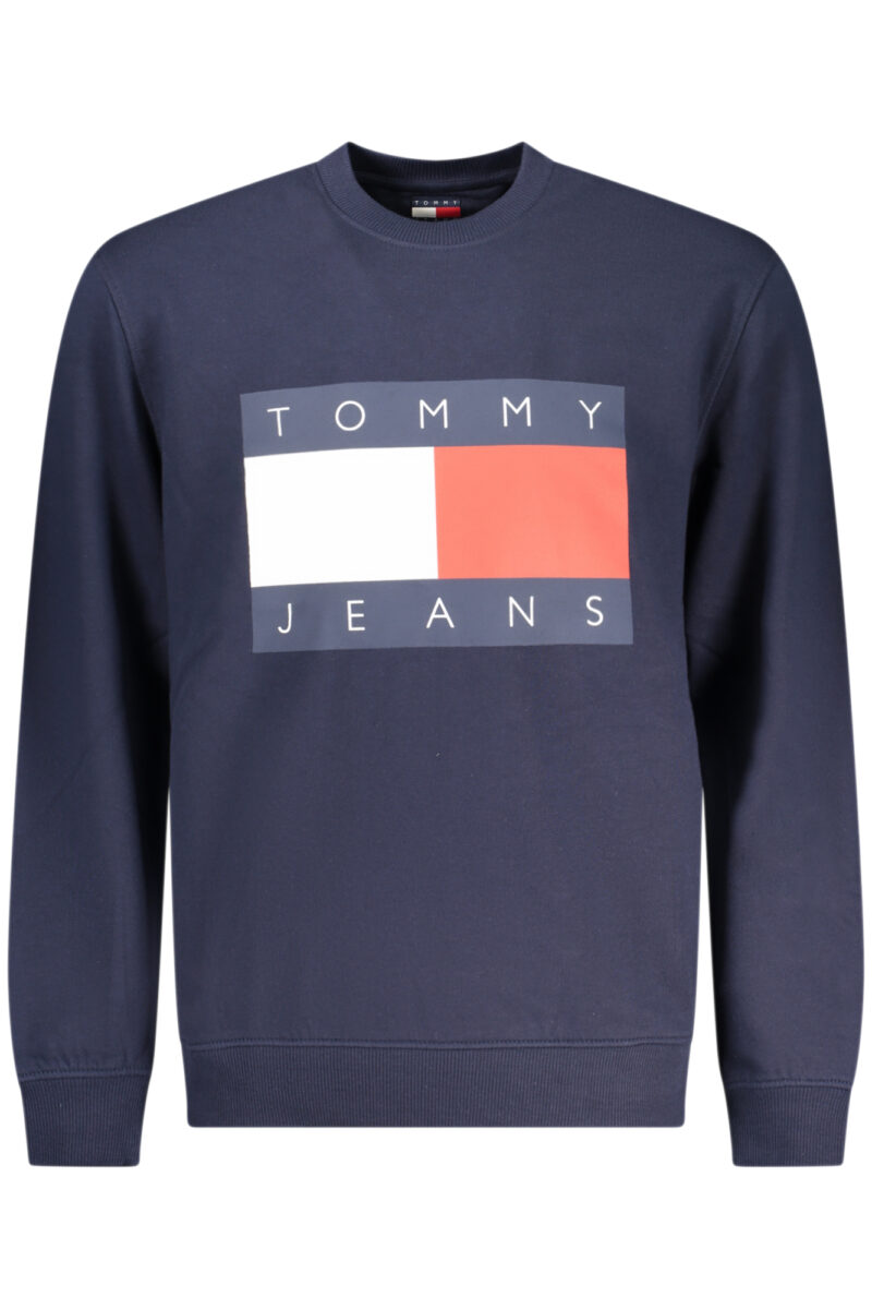 TOMMY HILFIGER PÁNSKÁ MIKINA BEZ ZIPU MODRÁ