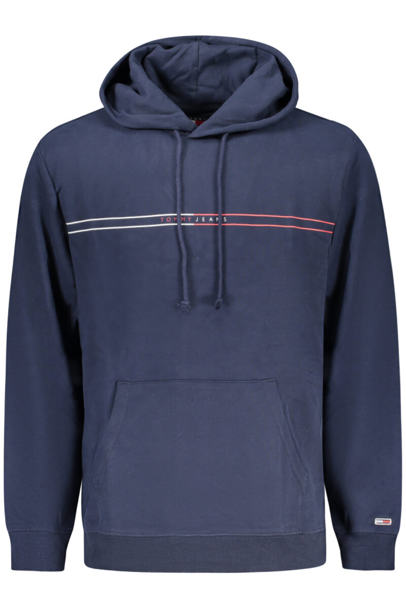 TOMMY HILFIGER PÁNSKÁ MIKINA BEZ ZIPU MODRÁ