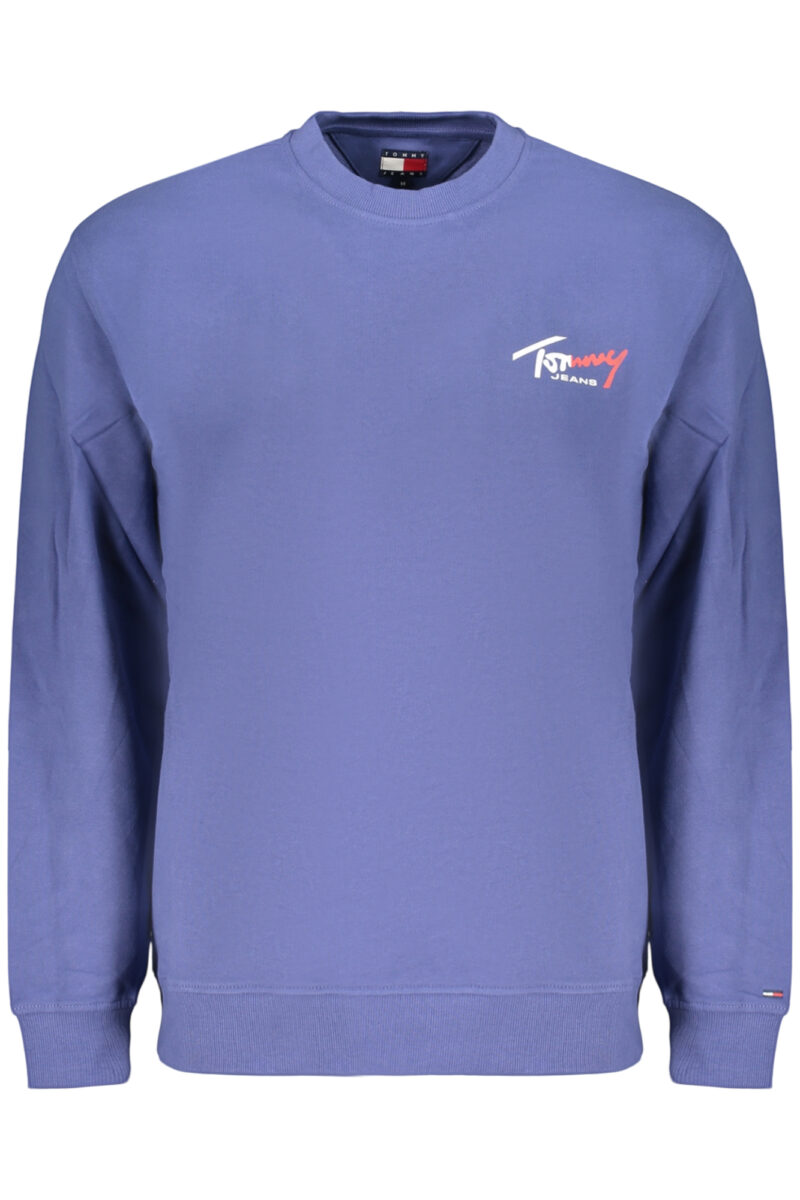 TOMMY HILFIGER PÁNSKÁ MIKINA BEZ ZIPU MODRÁ
