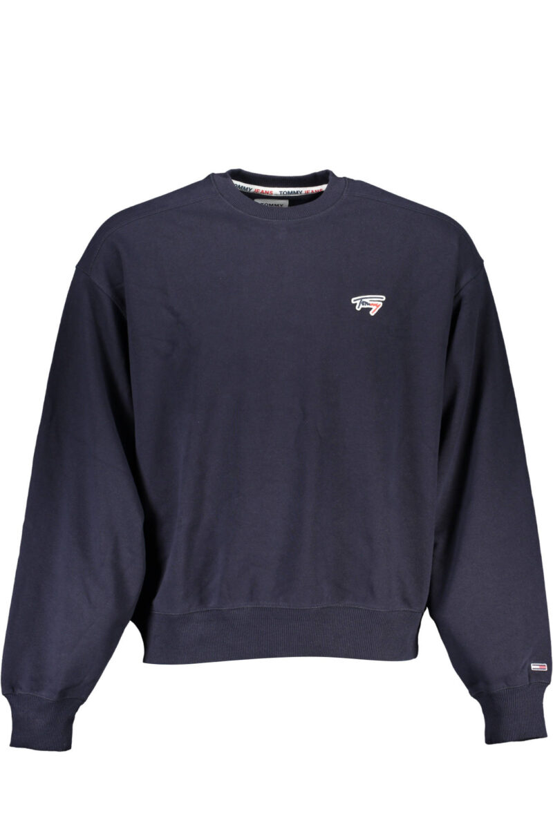 TOMMY HILFIGER PÁNSKÁ MIKINA BEZ ZIPU MODRÁ