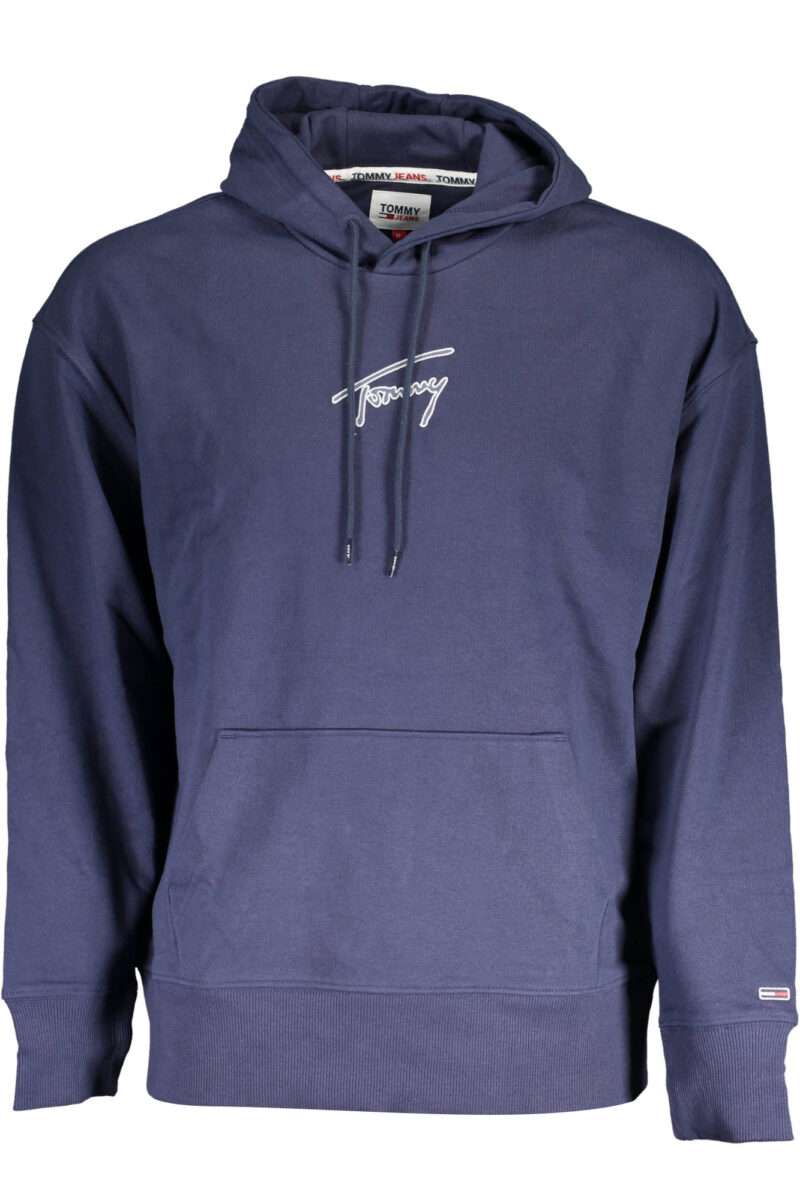 TOMMY HILFIGER PÁNSKÁ MIKINA BEZ ZIPU MODRÁ
