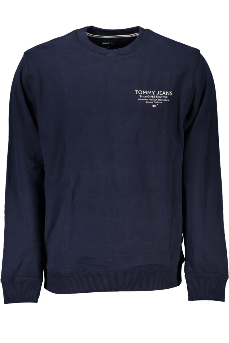 TOMMY HILFIGER PÁNSKÁ MIKINA BEZ ZIPU MODRÁ