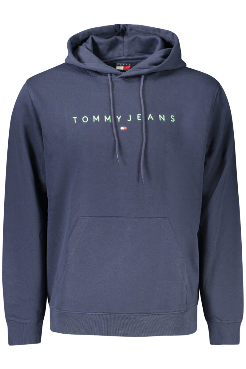 TOMMY HILFIGER PÁNSKÁ MIKINA BEZ ZIPU MODRÁ