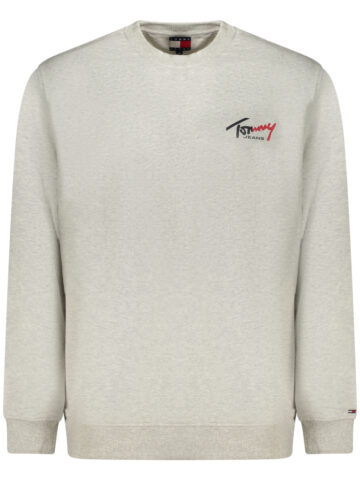 TOMMY HILFIGER PÁNSKÁ MIKINA BEZ ZIPU ŠEDÁ