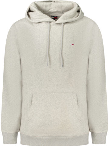 TOMMY HILFIGER PÁNSKÁ MIKINA BEZ ZIPU ŠEDÁ