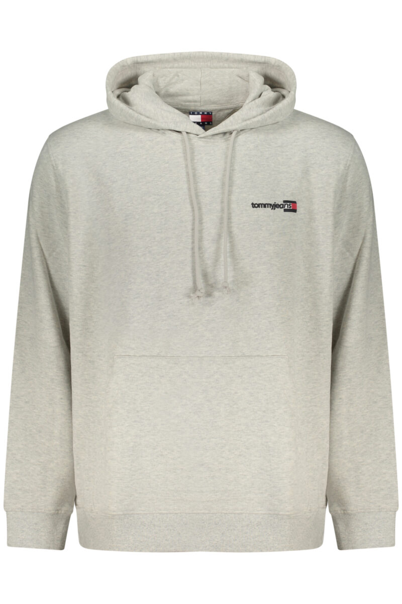 TOMMY HILFIGER PÁNSKÁ MIKINA BEZ ZIPU ŠEDÁ