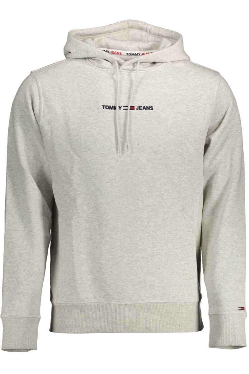 PÁNSKÁ MIKINA BEZ ZIPU TOMMY HILFIGER ŠEDÁ