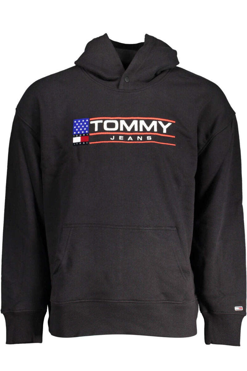 TOMMY HILFIGER Herren-Sweatshirt mit Kapuze Schwarz