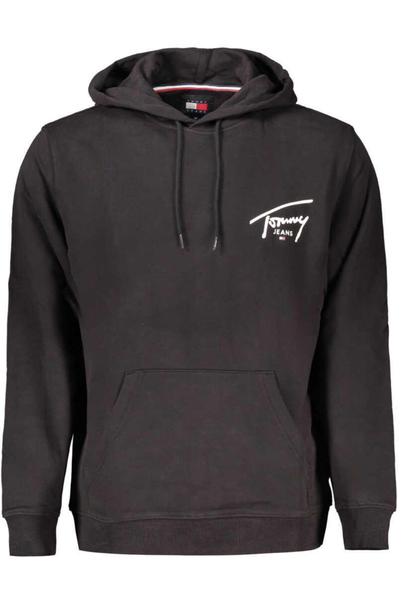 TOMMY HILFIGER Herren Sweatshirt mit Reißverschluss schwarz