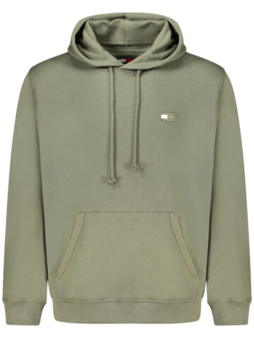 TOMMY HILFIGER PÁNSKÁ MIKINA BEZ ZIPU ZELENÁ