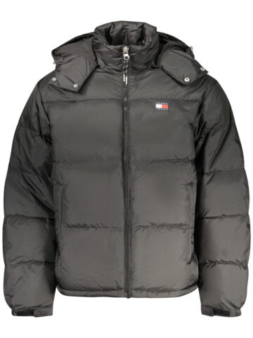 TOMMY HILFIGER PÁNSKÁ BUNDA ČERNÁ