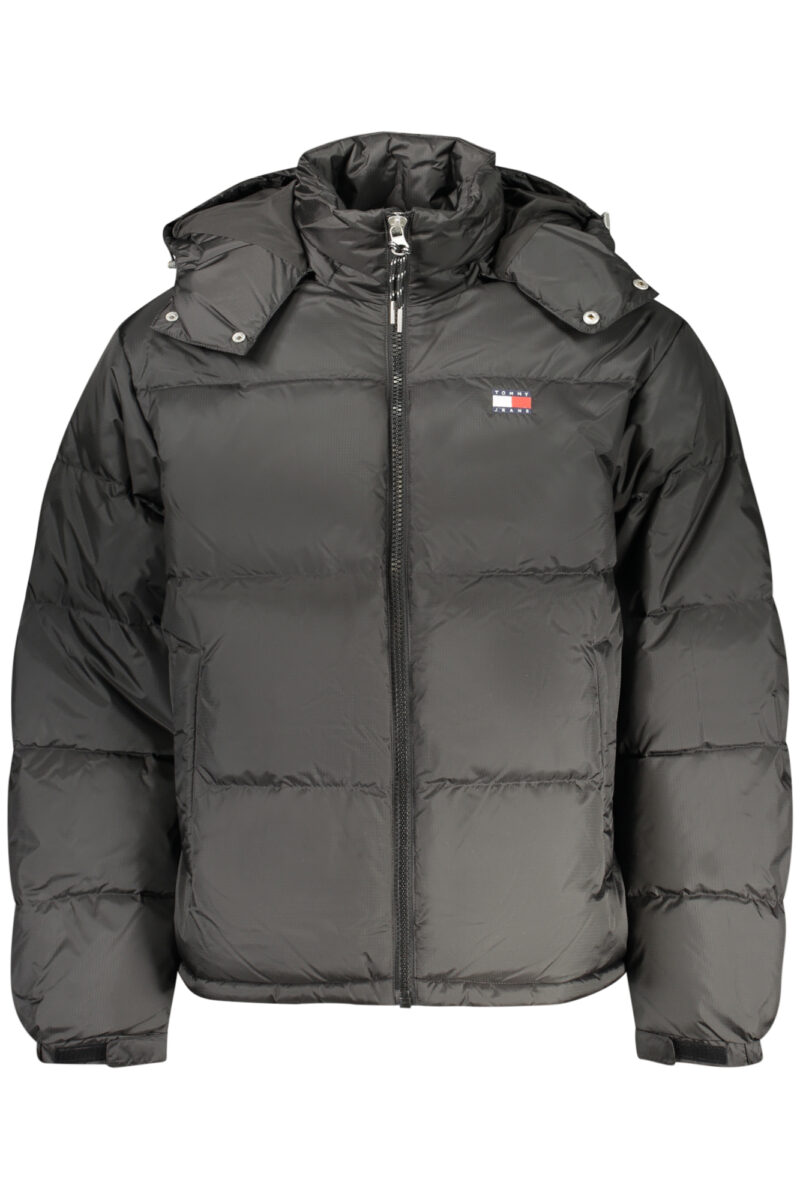TOMMY HILFIGER PÁNSKÁ BUNDA ČERNÁ